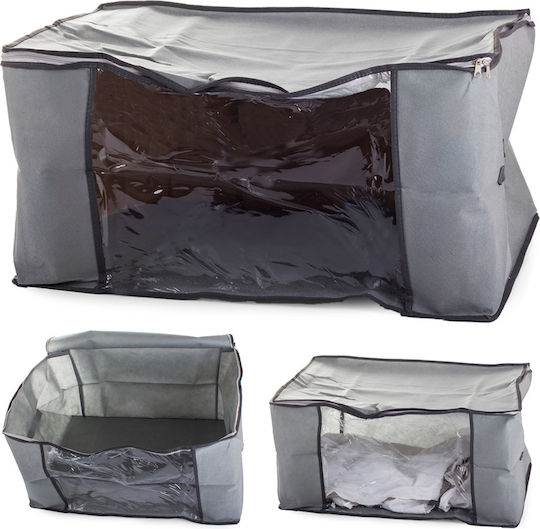Geantă Din Plastic Pentru Depozitarea Pantofilor Gri 60x45x30cm