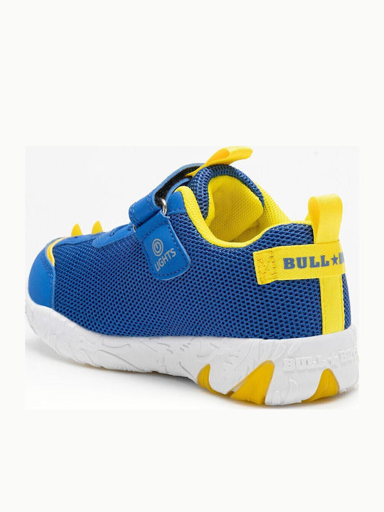 Kids Sneakers Anatomic with Scratch & Lights Blue