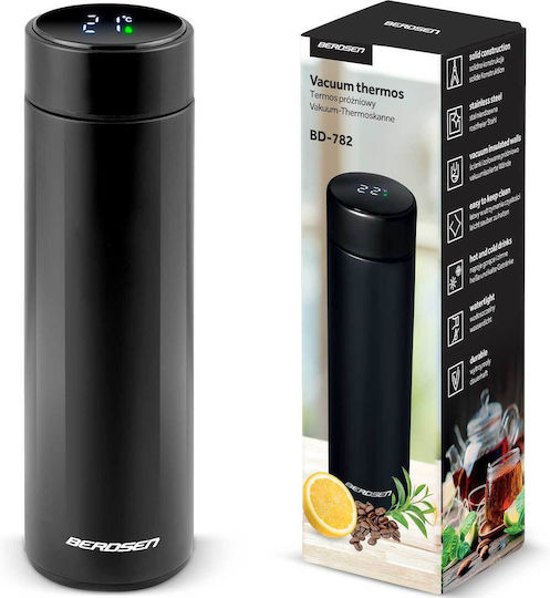 Berdsen Bottle Thermos Stainless Steel 420ml Black