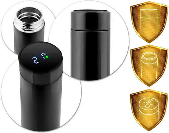 Berdsen Bottle Thermos Stainless Steel 420ml Black