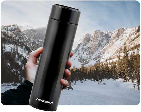 Berdsen Bottle Thermos Stainless Steel 420ml Black