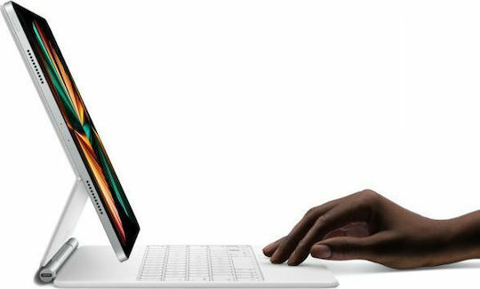 Apple Magic Keyboard Flip Cover Ελληνικά Λευκή (iPad Pro 2022 12.9')