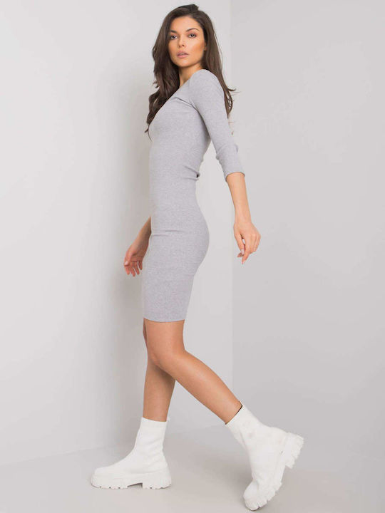 Rue Paris Kleid Gray