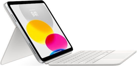 Apple Magic Keyboard Flip Cover International English Λευκή (iPad 2022 10.9'')