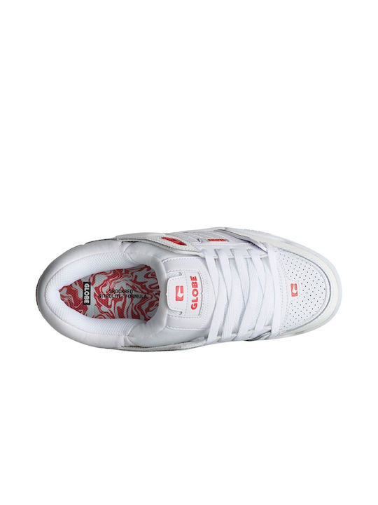 Globe Fusion Sneakers White / Red