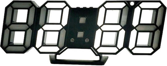 Digital LED Tabletop Clock with Alarm Black ZK11453QWS8B