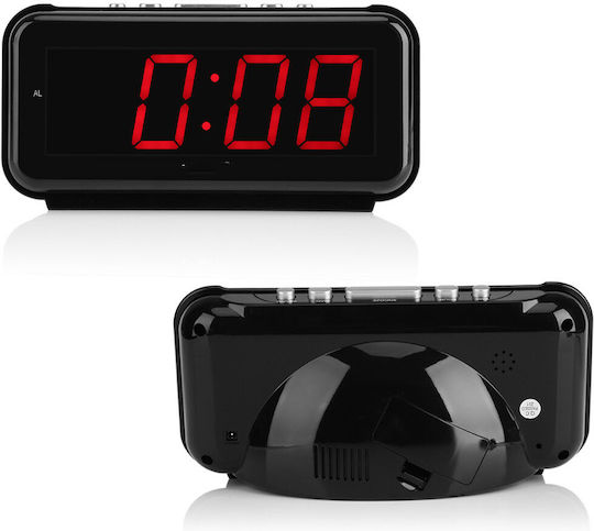 Digital LED Tabletop Clock with Alarm Black ZK11723QWS0