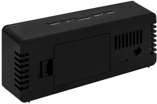 Επιτραπέζιο Ψηφιακό Ρολόι LED Μαύρο ZY19143QWS4