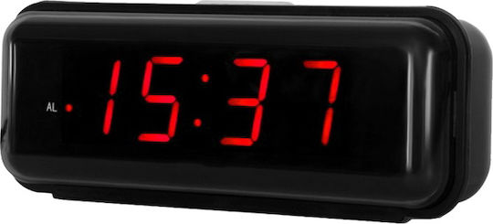 Digital LED Tabletop Clock with Alarm Black ZK11723QWS0