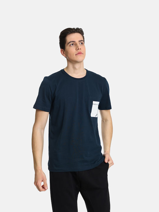 Paco & Co Men's Short Sleeve Blouse Navy