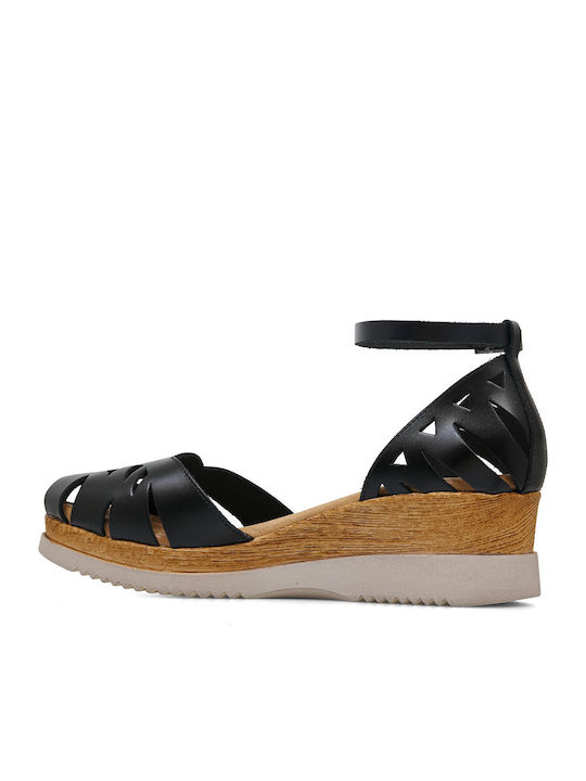 Porronet Platforme Dama Casual Extra Light Anatomici Extra Soft Comfort Memory Foam Culoare Negru Dermă Léo