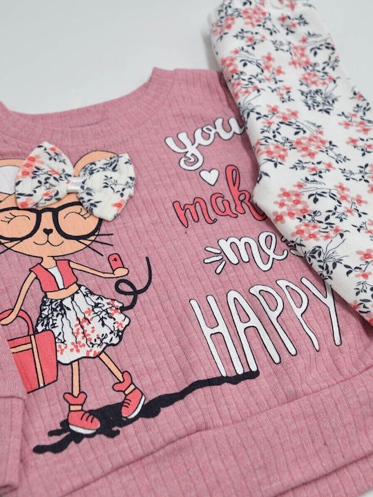 Extan Bebe Kids' Pajamas Winter Pink