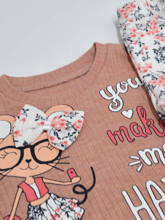 Extan Bebe Kids' Pajamas Winter Beige