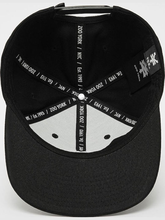 Zoo York Logo Snapback Cap Unisex Καπέλο Cotton - Black Zm241-043-1
