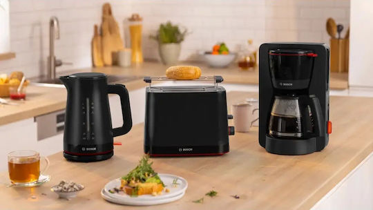 Bosch MyMoment Βραστήρας 1.7lt 2400W Μαύρος