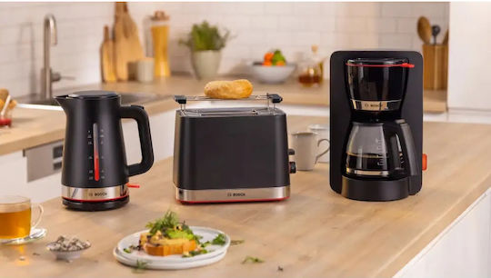 Bosch MyMoment Fierbător 1.7lt 2400W Negru
