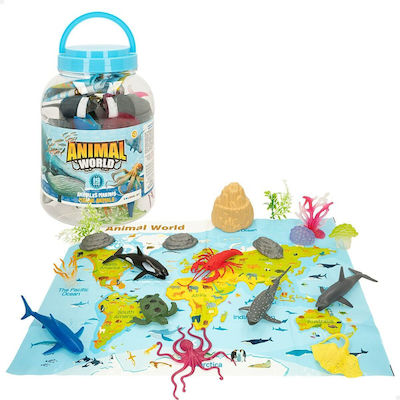 Animal Figures Colorbaby 19 Pieces Ocean Plastic 14 X 6 X 7 Cm (x6)