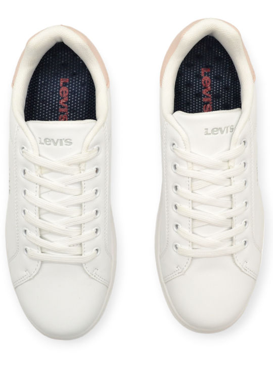 Levi's Ellis Damen Sneakers White Pink