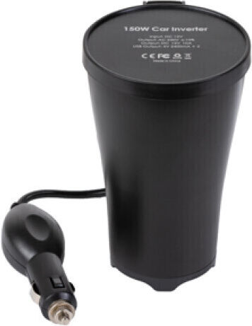 4cars Invertor Auto 150W pentru Convertirea 12V DC în 220V AC cu 2xUSB