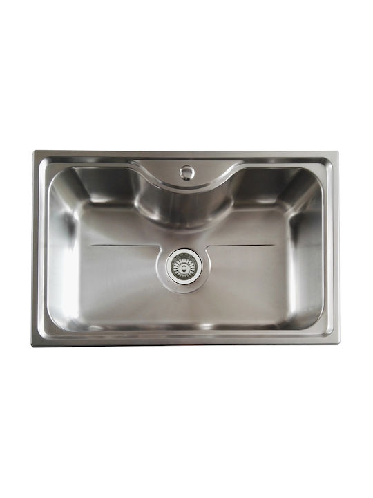 Eco Drop-In Мивка Inox Ш80xД50см Сребрист