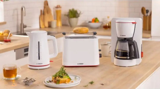 Bosch MyMoment Електрически Канa 1.7л 2400W Бял
