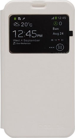 Oukitel Oukitel K4000 Buchen Sie Synthetisches Leder Weiß