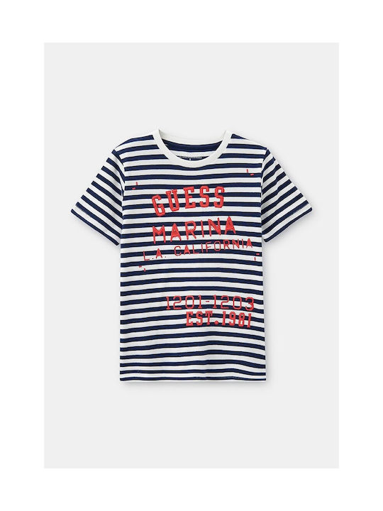 Guess Tricou pentru copii Albastru