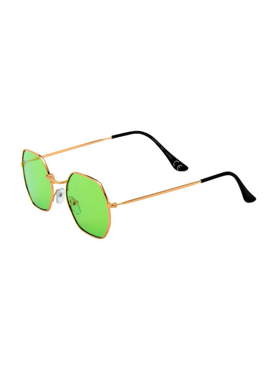 Sunglasses with Gold Metal Frame 01-3066-4