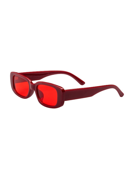 Sunglasses with Red Frame 01-7752-Red-Black