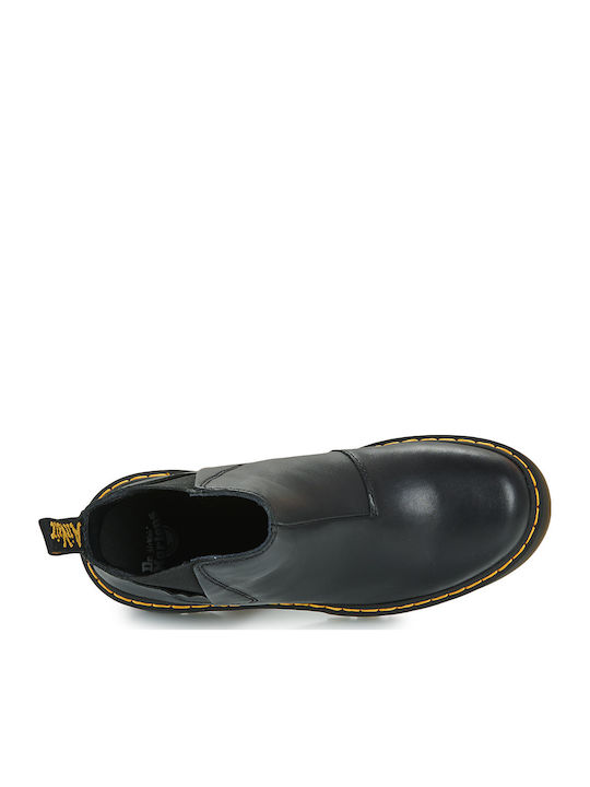 Spence Leather Women's Chelsea Boots with High Heel Black