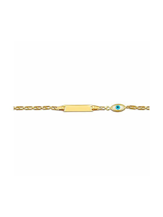 Atofio Kosmima Kids Bracelet ID from Gold 14K