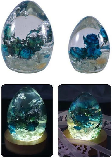 Ei 3d Basis Form Silikon für Kerzen / Flüssigglas