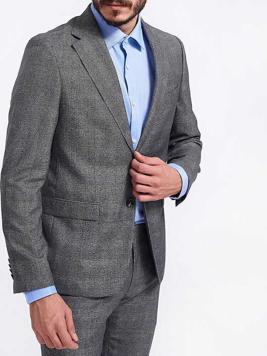 ROOK CHECK SUIT - 29140400 S GREY