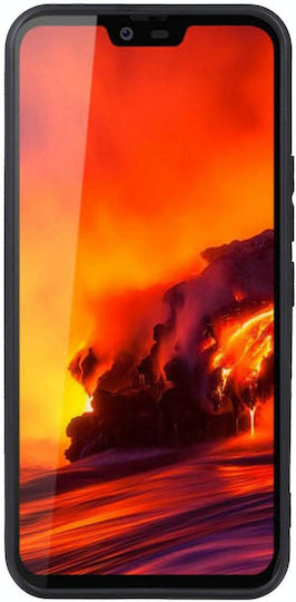 Umschlag Rückseite Silikon Schwarz (Blackview Pro)