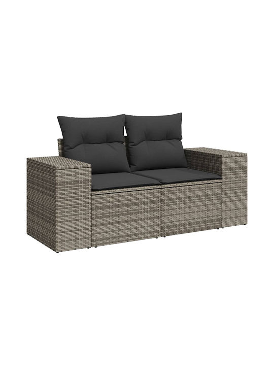 Canapea Cu Patru Locuri De Exterior Din Rattan Cu Perne 55x55x69cm