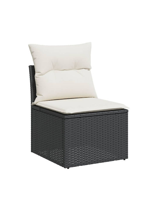 Canapea Cu Patru Locuri De Exterior Din Rattan Cu Perne 55x55x69cm
