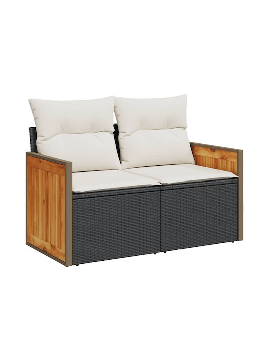 Canapea Cu Patru Locuri De Exterior Din Rattan Cu Perne 55x55x69cm