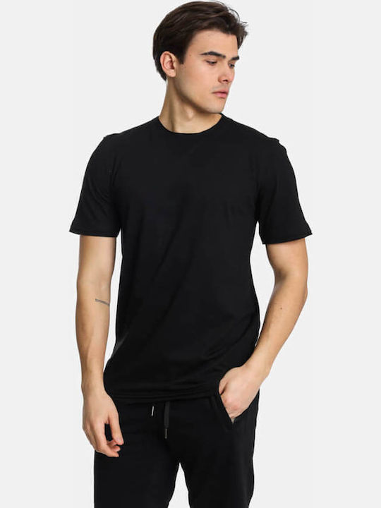 T-shirt Μαύρο