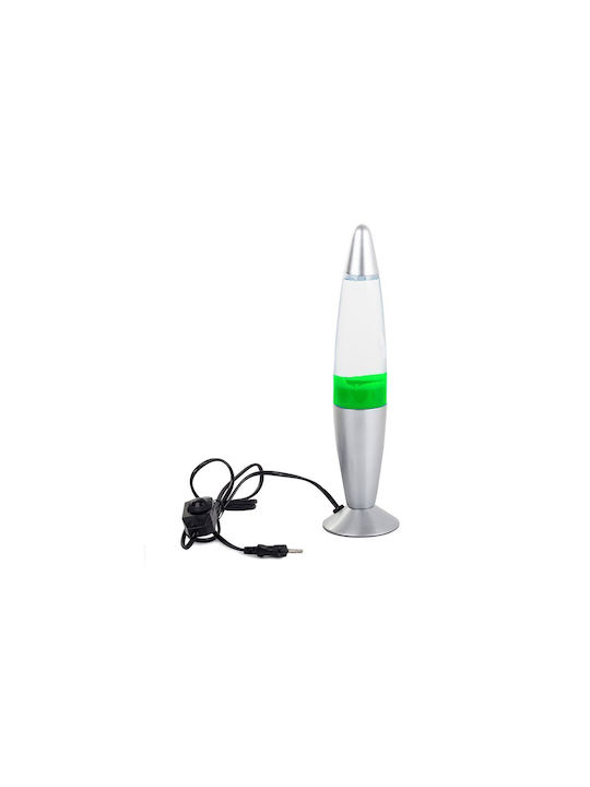 Dekorative Lampe Lavalampe Gray