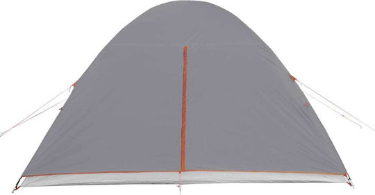 vidaXL Καλοκαιρινή Σκηνή Camping Τούνελ Πορτοκαλί για 6 Άτομα 466x342x200εκ.