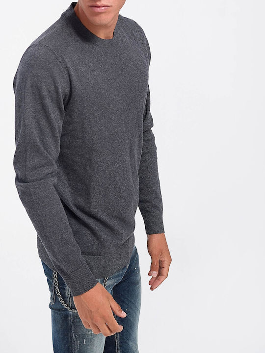 Selected Herren Langarm-Pullover Gray