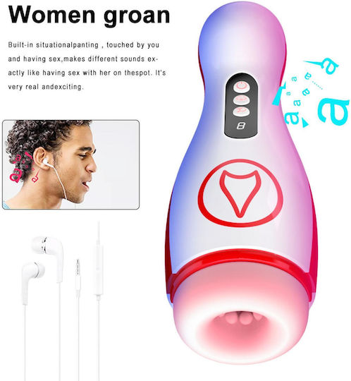 Boss Of Toys Masturbator Mouth με Δόνηση
