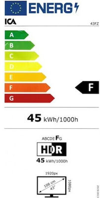 Ica Smart Τηλεόραση 43" 4K UHD LED 43FZ HDR (2023)