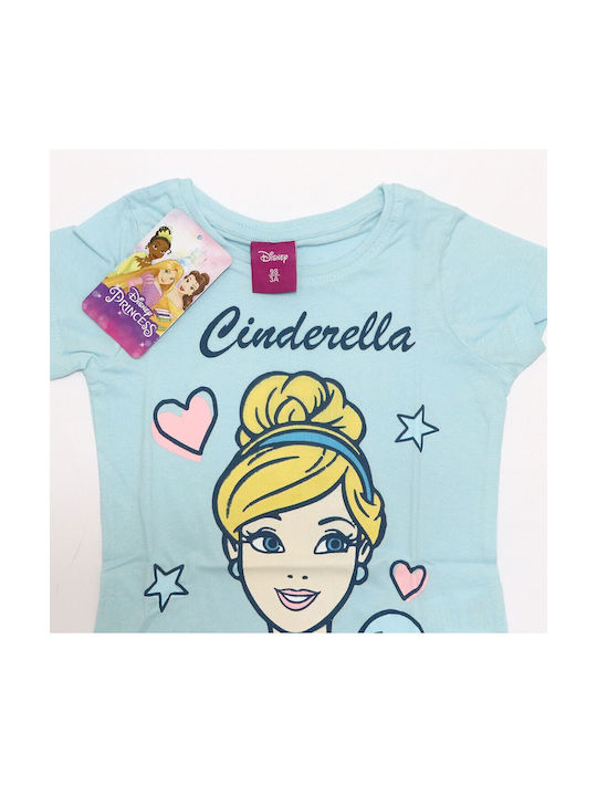 Disney Tricou pentru copii Albastru Princess