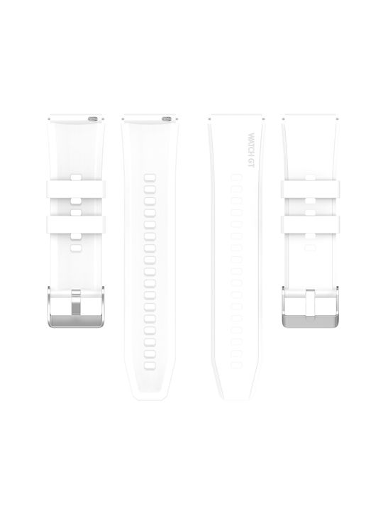 Curea Silicon Alb (Huawei Watch GT2 / GT3 (42mm) / GT3 Pro (43mm)Honor Magic Watch 2 )