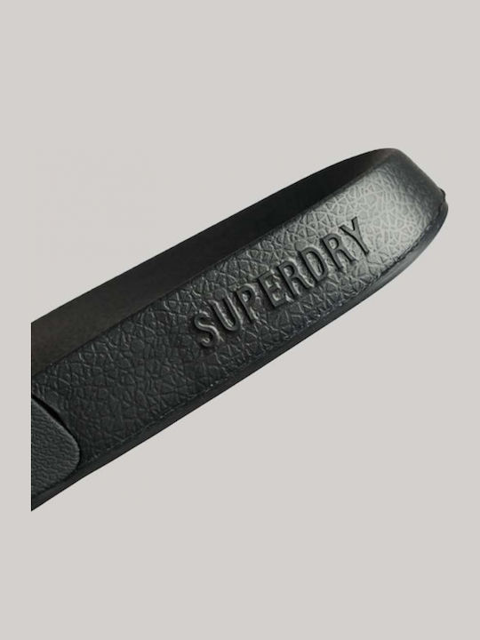 D4 Sdry Logo Vegan Pool Slide Women's Slides Black