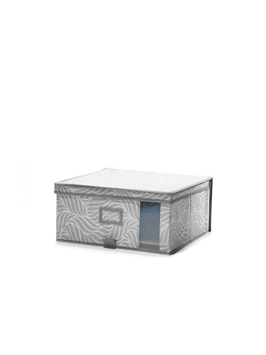 General Trade Fabric Storage Box with Lid Gray 40x40x20cm 1pcs