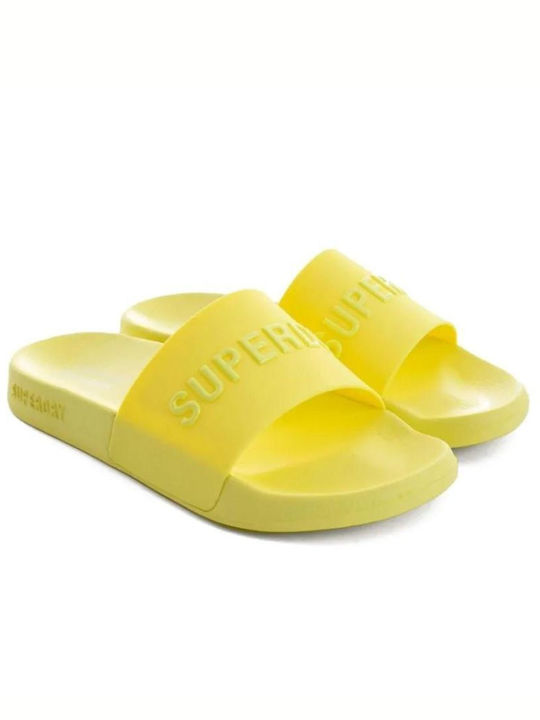 Superdry Frauen Flip Flops in Gelb Farbe