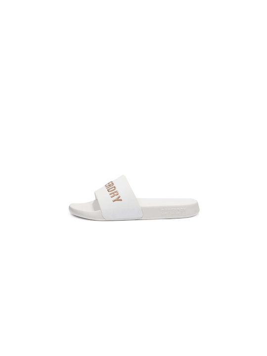 Superdry Code Core Vegan Pool Slides în Roz Culore