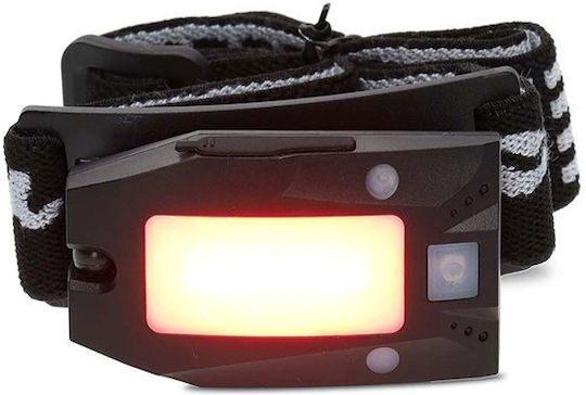 Nedis Επαναφορτιζόμενος Φακός Κεφαλής LED IPX4 με Μέγιστη Φωτεινότητα 180lm